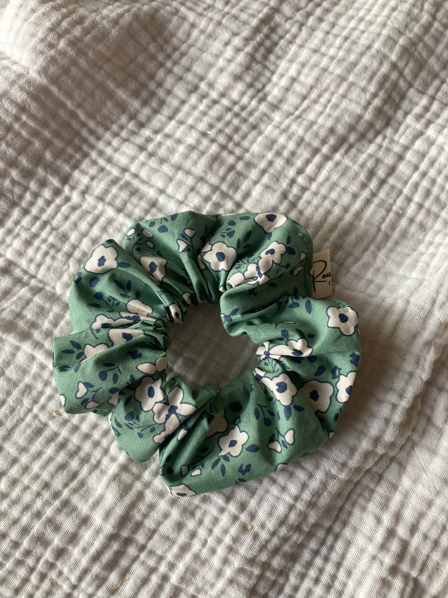 Chouchou XL - Vert fleuri