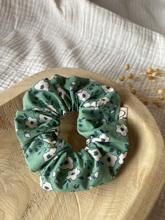 Chouchou XL - Vert fleuri